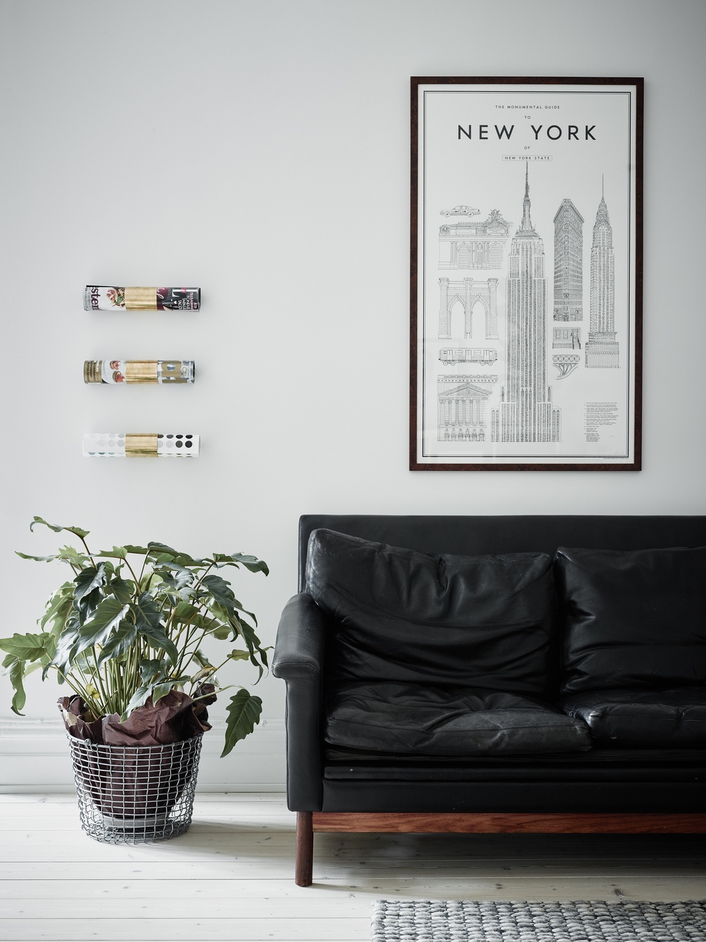 Scandinavian White Interior found on Entrance | Via DesignStudio210