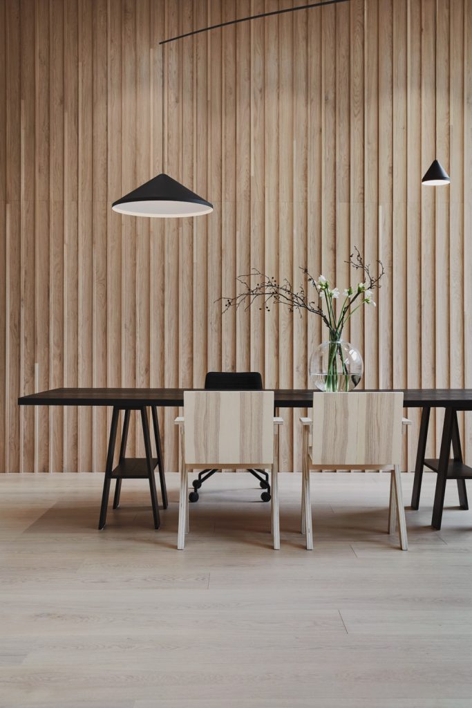 Modern Scandinavian interior design 
