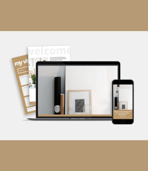 vision board interior design