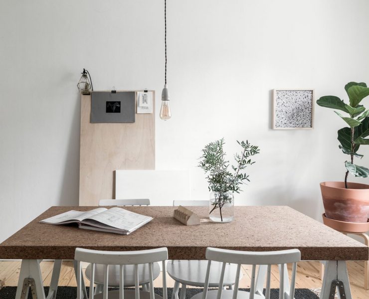Swedish white creative interior