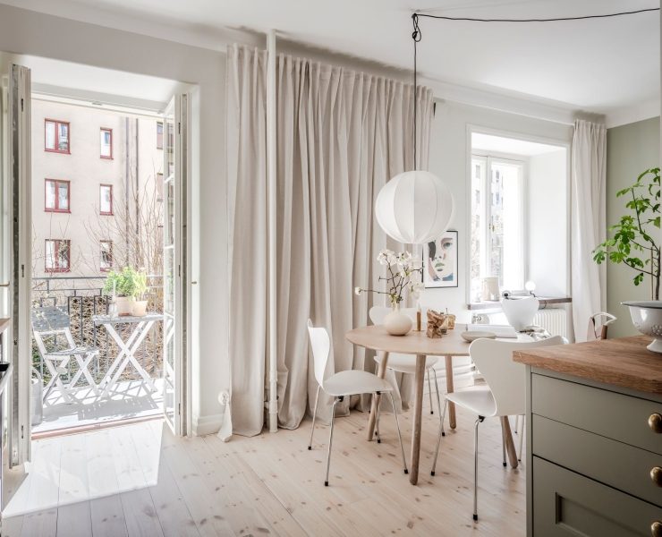 rustic Scandinavian interior design