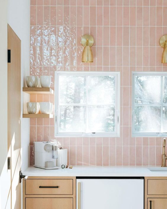 7 Muted Pink Kitchen Wall Ideas as Neutrals